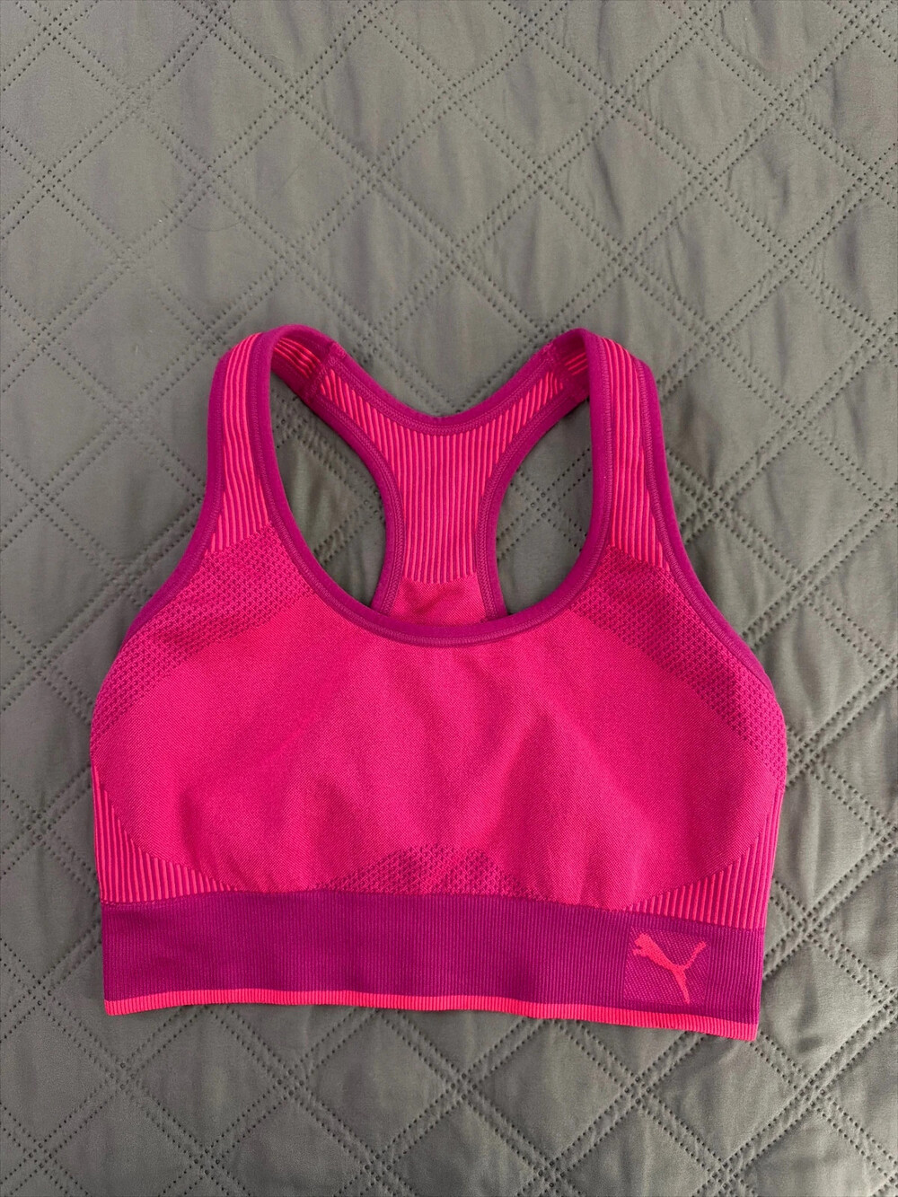 Puma pink sports bra, Sz S